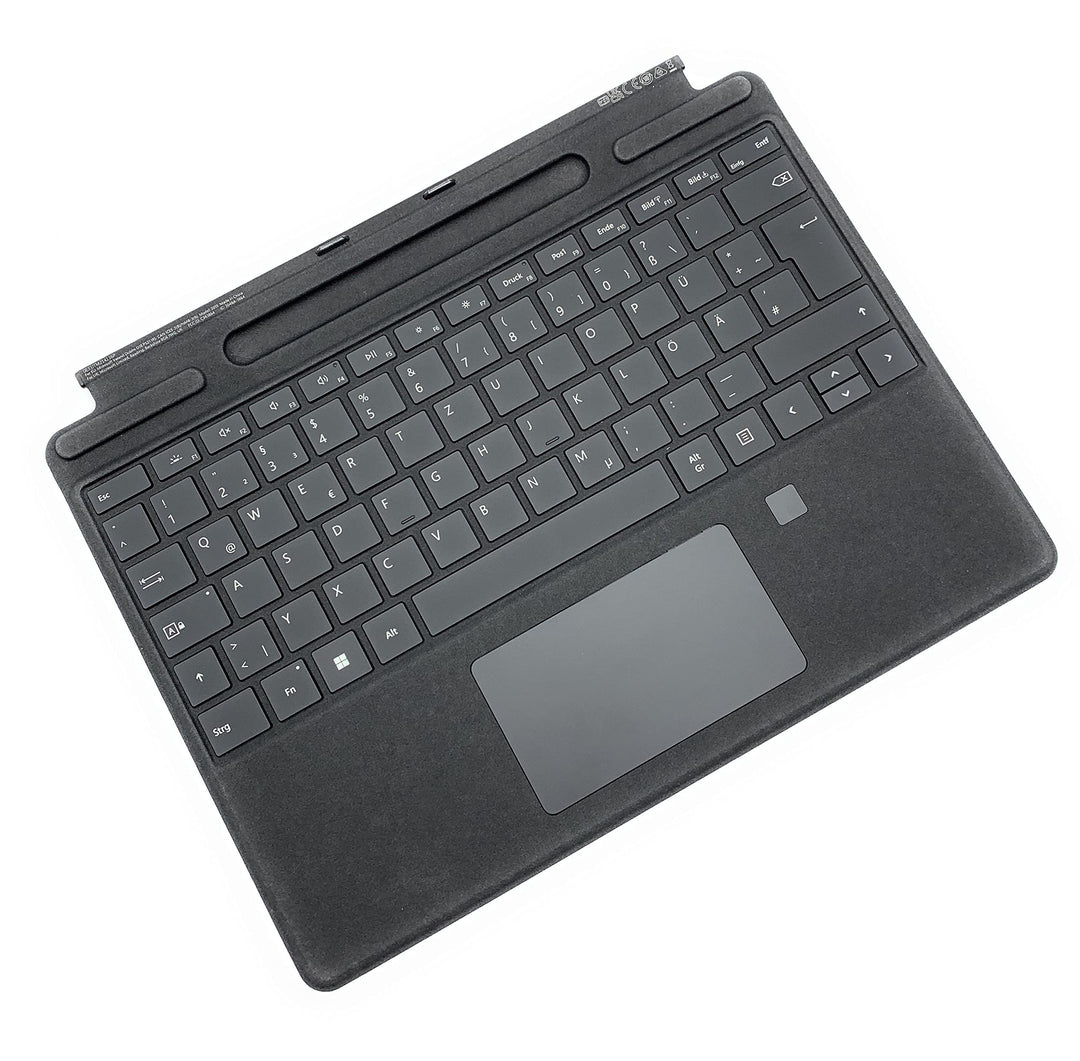 Microsoft Surface Pro 8 / Pro X Signature Keyboard Schwarz mit Fingerprintreader Schwarz Keyboard (m