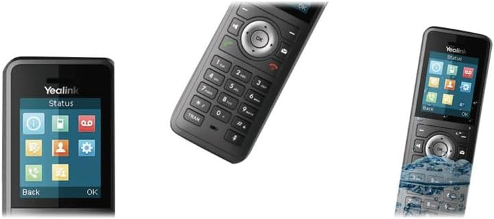 Yealink W79P DECT IP Telefon System (W70B Basis + W59R Handset) Schwarz W79P (Basis W70B und W59R Mo