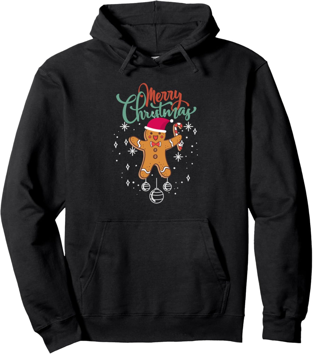 Merry Christmas Lebkuchen-Bäcker Pullover Hoodie