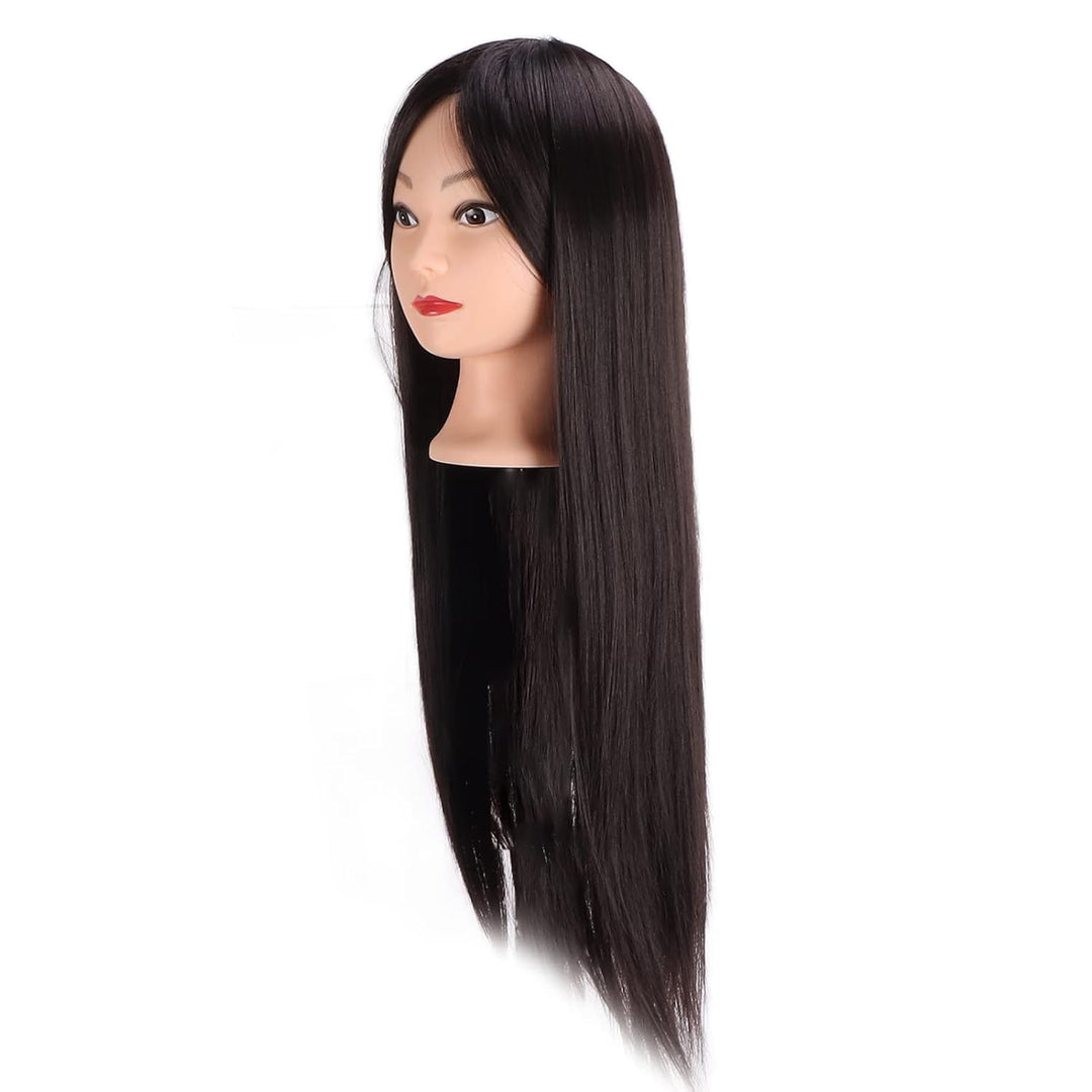 Haar-Styling-Trainings Kopf, Haar-Übungs Kopf, Langer Haar-Mannequin-Kopf Profession eller Friseur H