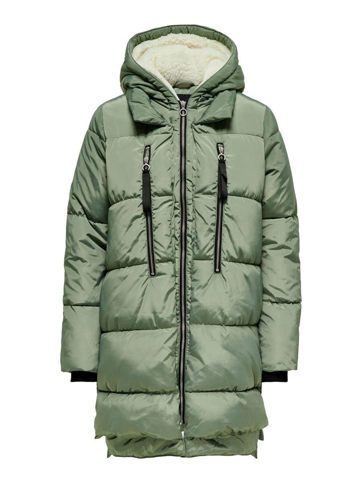 ONLY Damen Onlnora Long Puffer Coat Cc Otw Jacke M Sea Spray, M Sea Spray
