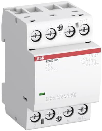 Installationsschütz 4S/0Ö, 24 V AC/DC ABB ESB63-40N-01