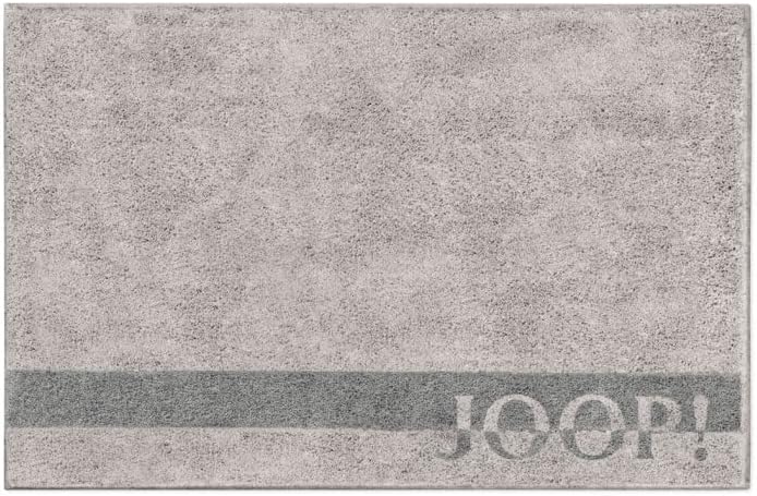 Joop! Badteppich Logo Stripes Farbe Platin Grösse 60 x 90 cm