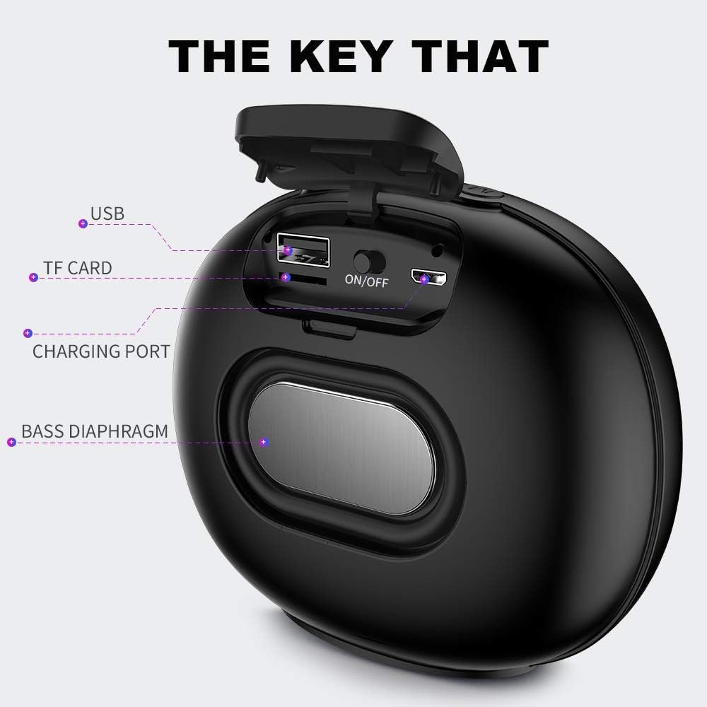 SENXINGYAN Bluetooth Lautsprecher, IPX6 Tragbarer Musikbox 360° HD-Stereo, Soundbox Mini Bluetooth L