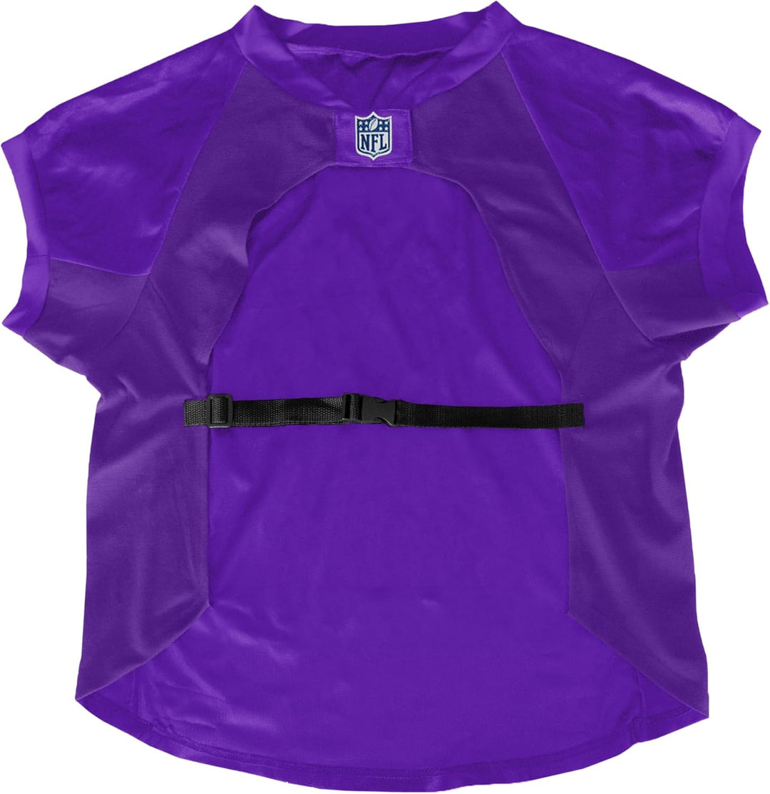 Littlearth NFL Minnesota Vikings Stretch-Haustiertrikot für grosse Hunde, Teamfarbe, grosser Hund Mi