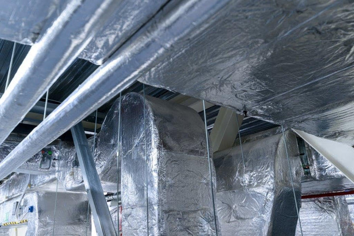 Rockwool KLIMAMAT Steinwolle Isolierung Lamellenmatte alukaschiert 80mm - 1,5m x 1m Zuschnitt, 80mm