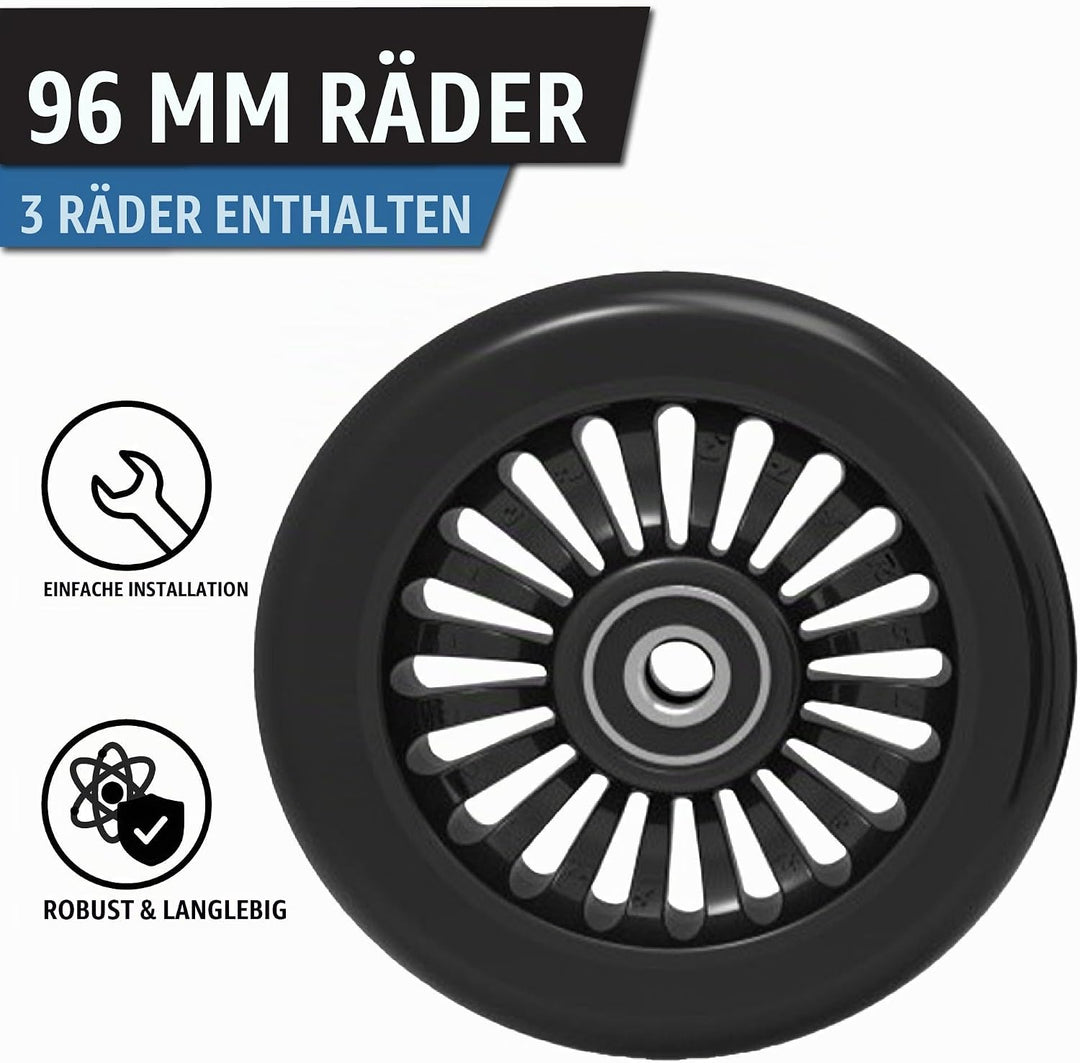 EzyRoller Rollen Ersatzrollen Classic Drifter Stunt Scooter Roller Räder Ersatzräder Funfahrzeug Tri