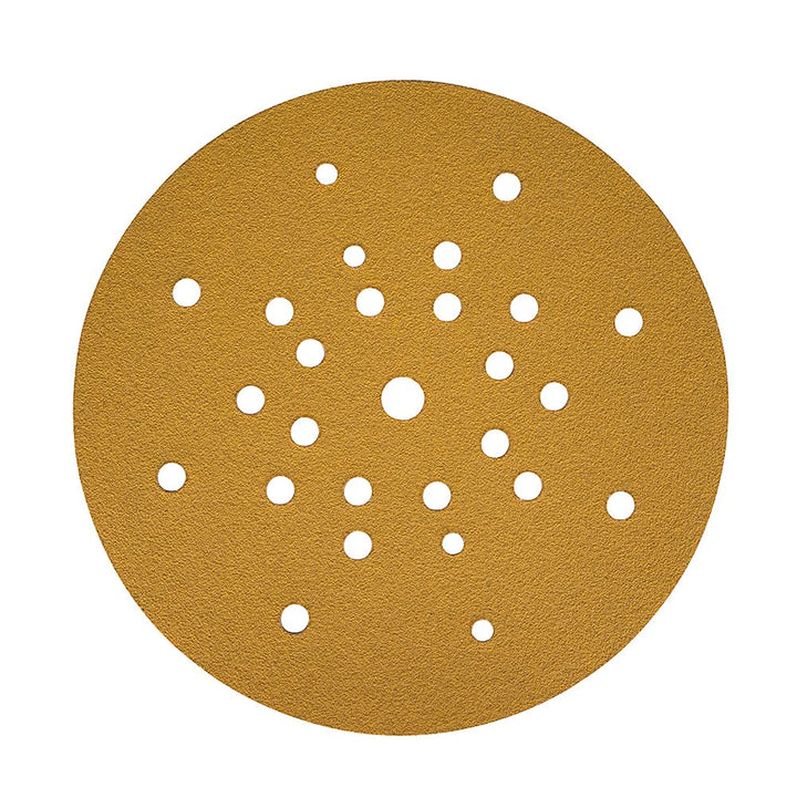 Mirka Gold Universal-Schleifpapier Ø 225mm Klett P240, 25/Pack/Zum Schleifen von Gips, Spachtel, Spa