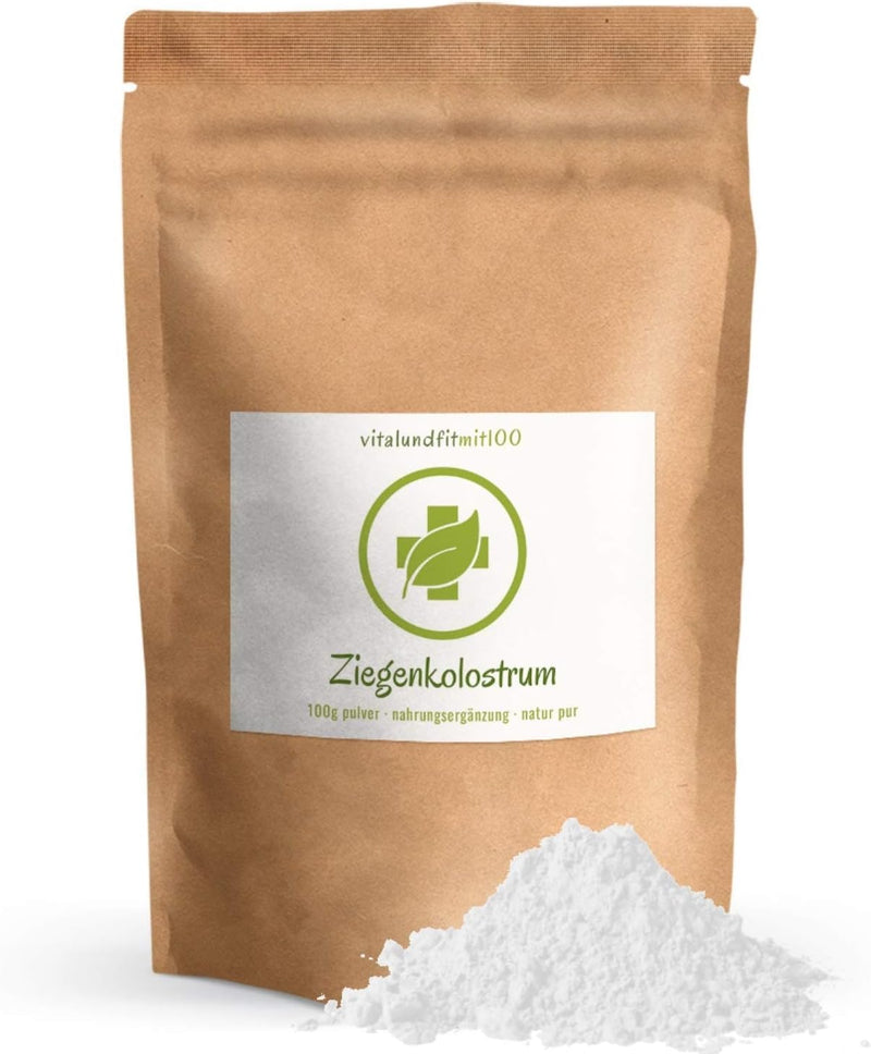 Ziegenkolostrum Pulver 100g - auch Erstmilch oder Biestmilch der Ziege genannt - Deutsches Qualitäts