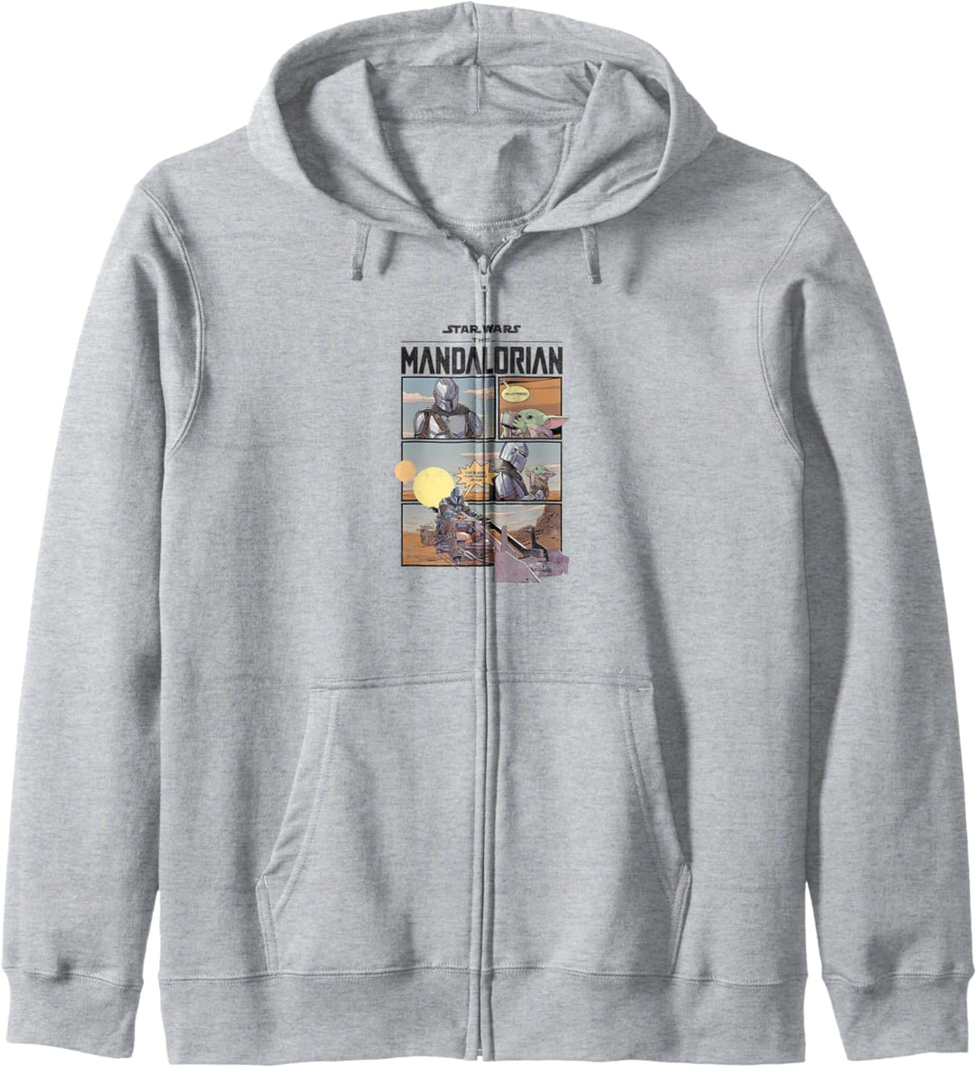 Star Wars Mando Comic Strip Kapuzenjacke
