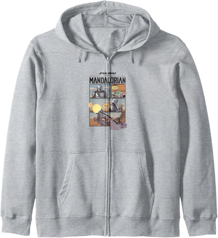 Star Wars Mando Comic Strip Kapuzenjacke