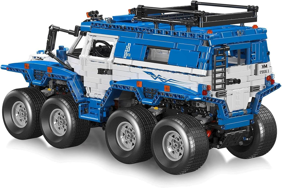 Mould King 13089 Technik Ferngesteuert Avtoros Shaman 8×8 Geländewagen APP Technologie Truck-Modell