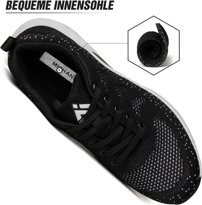 Mishansha Damen Air Laufschuhe Dämpfung Atmungsaktiv Leichtes Bequem Sportschuhe, Gr.35-46 EU 36 EU