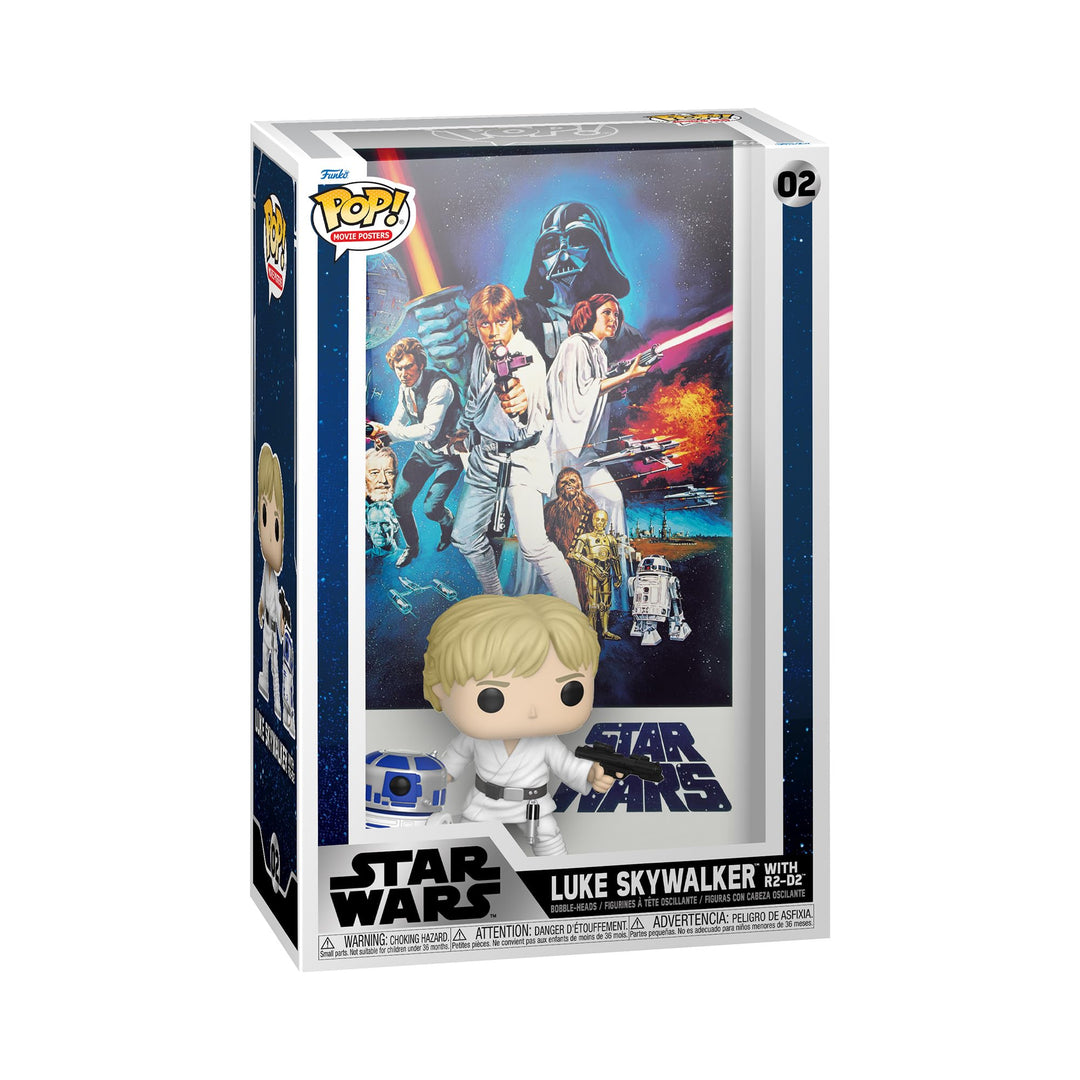 Funko Pop! Movie Poster: SW - Luke Skywalker - A New Hope - Star Wars - Vinyl-Sammelfigur - Geschenk