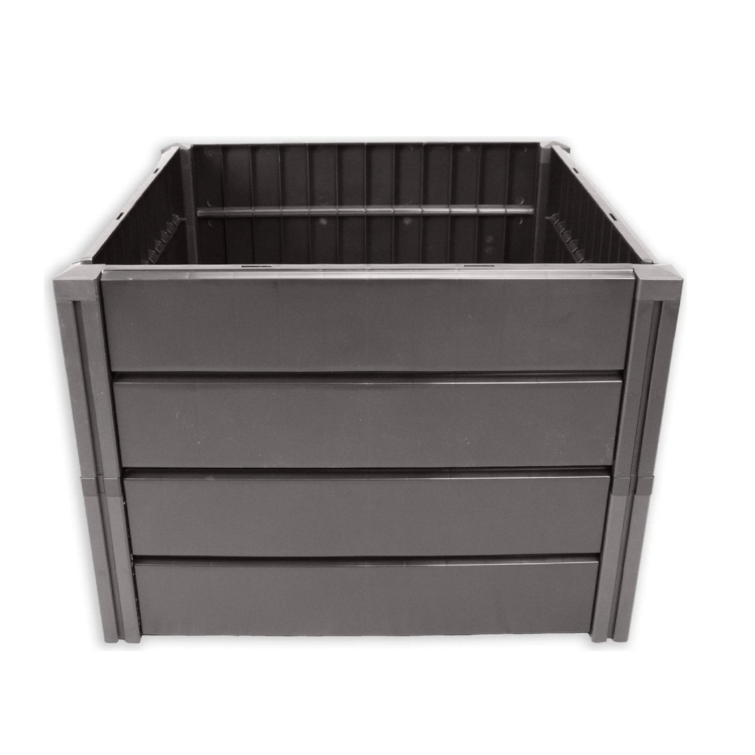 NEUSTANLO | Hochbeet Beetlo M | 82×82×61 cm | 336L | aus wetterfestem Kunststoff | pflegeleichtes Ga
