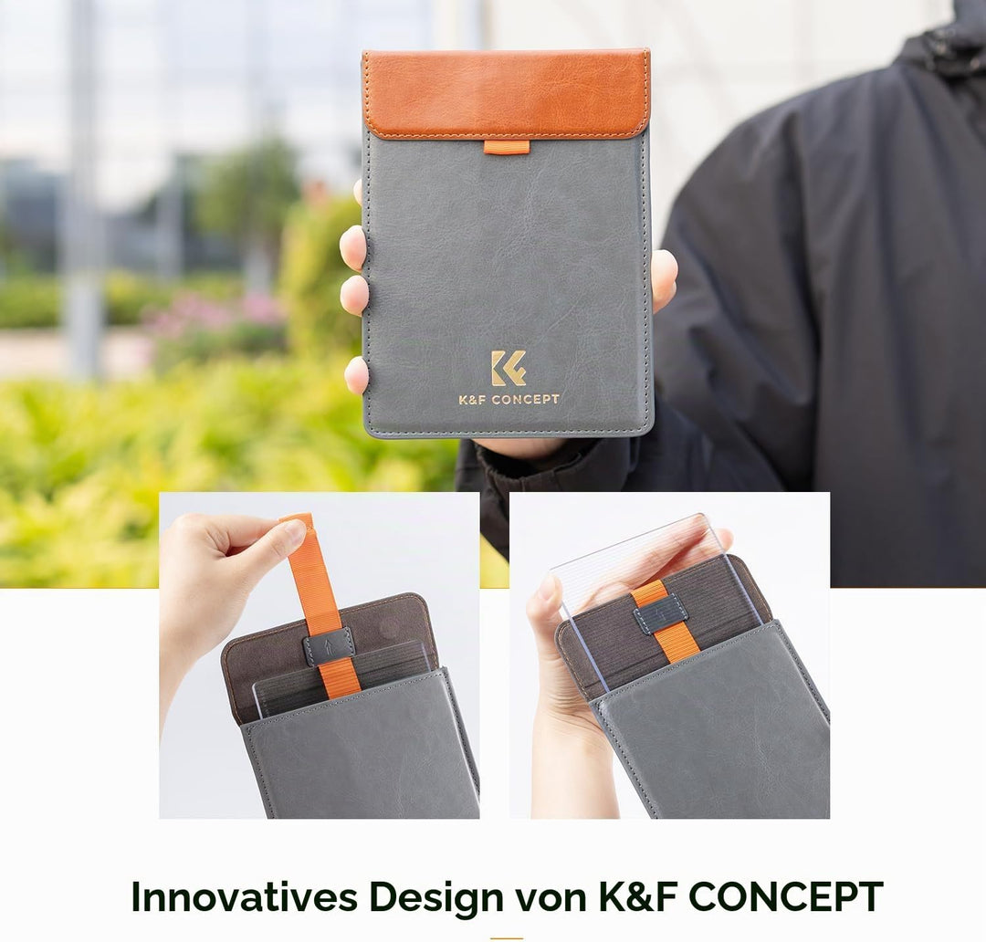 K&amp;F Concept Nano-X Serie 4 x 5,65" Blue Streak Anamorpher Effekt Filter,Dicke 4mm Rechteckfilter für