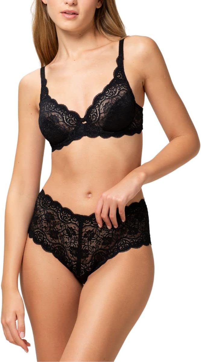 Triumph Damen BH Amourette 300 W X, mit Bügel, ohne Polsterung, Verstellbare Träger 70D Deep Water,