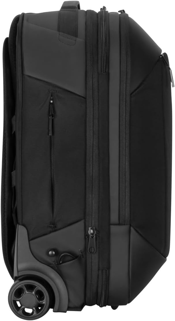Targus TSB700EU Sport 15-15,6" Notebook-Rucksack mit Rollen Schwarz, Lässt Sich in einen Rollkoffer