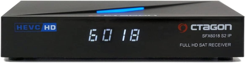 Octagon SFX6018 S2+IP Full HD Sat IP-Receiver (Linux E2 & Define OS, DVB-S2, 1080p, H.265 HEVC, HDMI