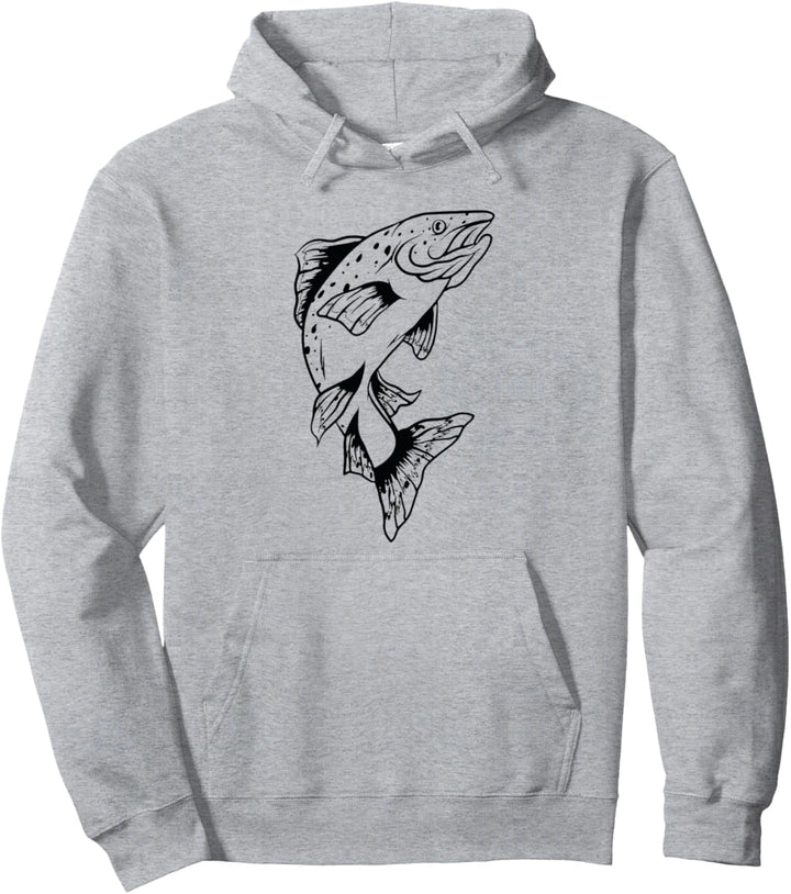 Forellenfischer Fischer und Fischerin Pullover Hoodie