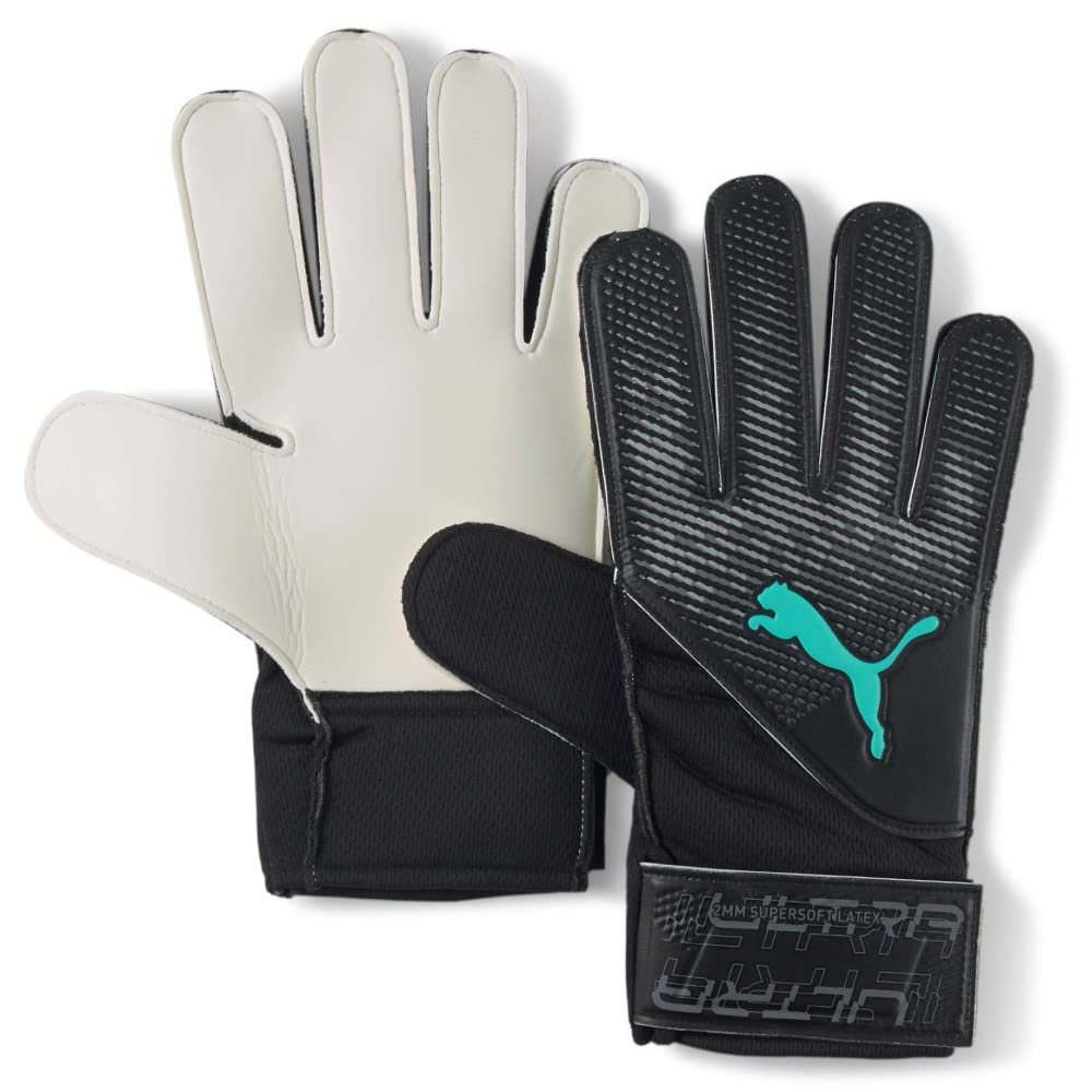 PUMA Ultra Grip 4 RC Under The Lights TW-Handschuh Ohne Geschlecht 34 schwarz/türkis, 34 schwarz/tür