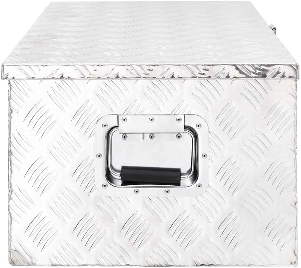 vidaXL Aufbewahrungsbox Aluminiumkoffer Aluminiumbox Lagerbox Lagerkiste Transportkoffer Transportki