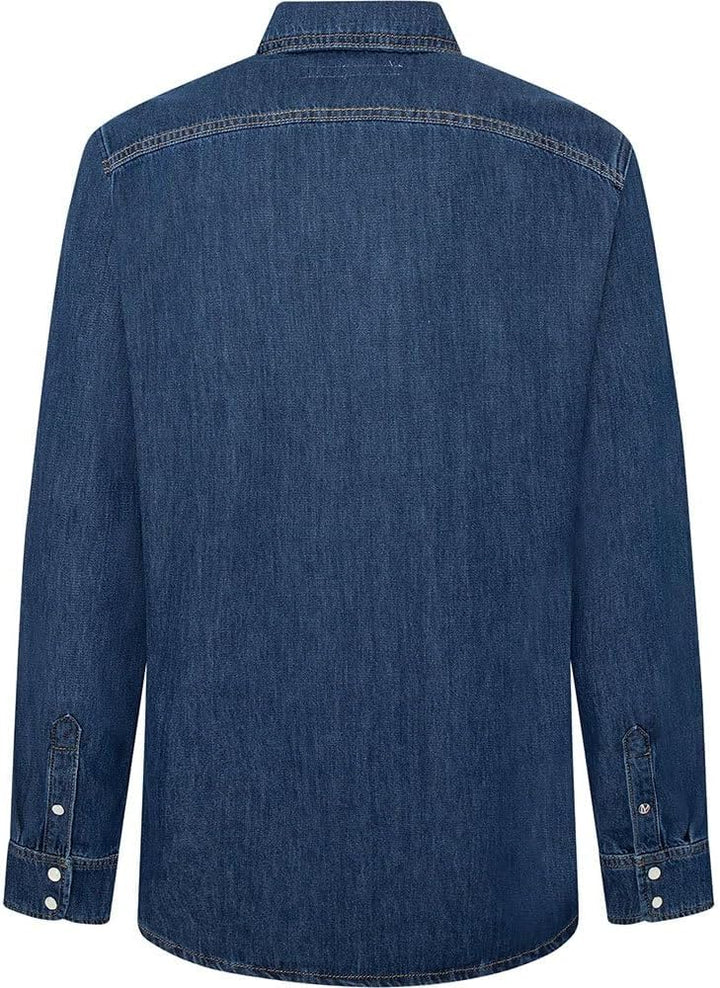 Pepe Jeans Herren Hammond Shirt (1er Pack) S Blue (Denim-xv9), S Blue (Denim-xv9)