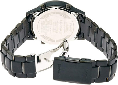 Casio Herrenarmbanduhr, Solar und Funkuhr, Saphirglas, massives Edelstahlgehäuse und Armband