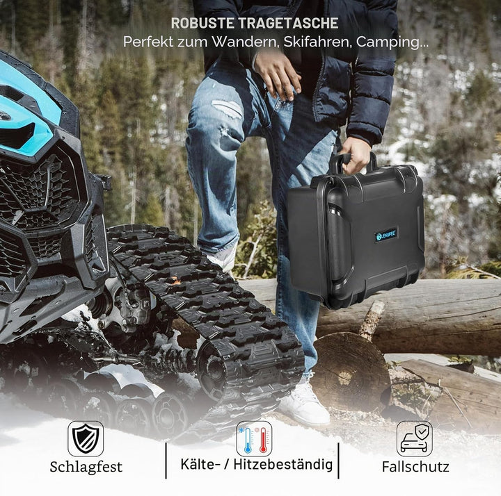 Lekufee Wasserdichte Tragetasche für DJI Air 3 Drohne/DJI RC Pro/DJI RC 2/DJI RC N2/DJI Goggles 2/Go