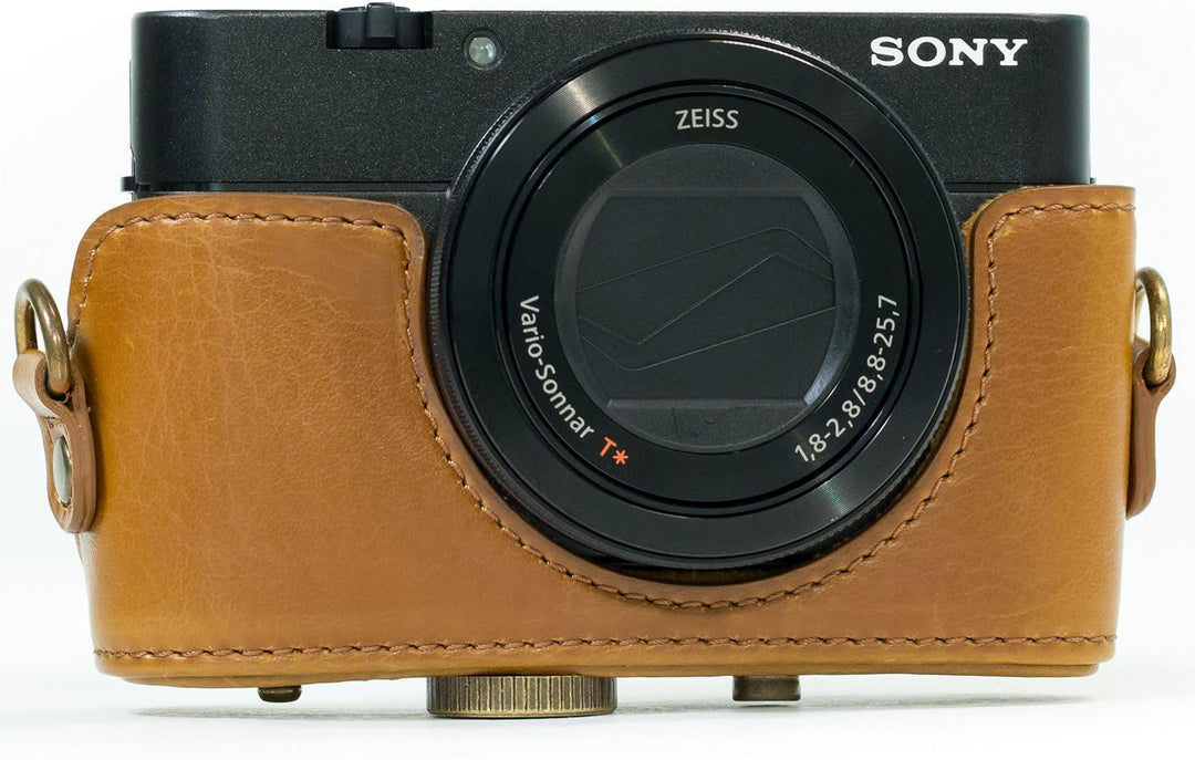 MegaGear MG598 Sony Cyber-shot DSC-HX99, DSC-HX95, DSC-HX90V, DSC-HX80 Ever Ready Leder Kameratasche