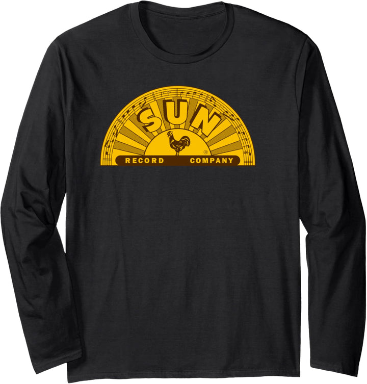Sun Records klassisches Halblogo Langarmshirt