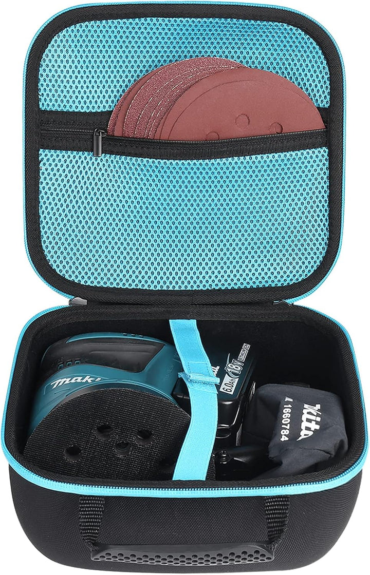 Khanka Hart Reise Tasche für Makita DBO180Z Akku-Exzenterschleifer 18V und Zubehör(Nur Tasche)