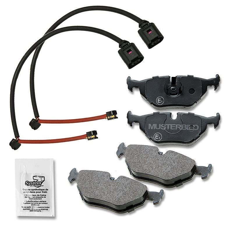 BESTPRICE Bremsbelagsatz Vorderachse, Bremsbeläge Bremsklötze vorne, 4 Stück, Kompatibel mit MERCEDE