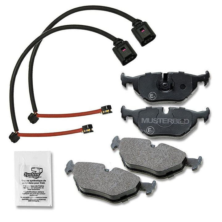 BESTPRICE Bremsbelagsatz Vorderachse, Bremsbeläge Bremsklötze vorne, 4 Stück, Kompatibel mit MERCEDE