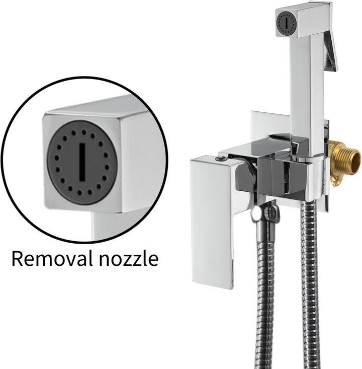 ESOP Bidet Handbrause Toilette Chrom Messing Bidet Handbrause Sprayer für Bidet Armaturen WC, Bidet