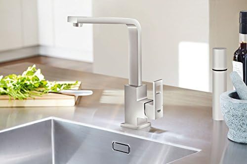 Grohe Eurocube EHM SPT L-Auslauf Edelstahl, Edelstahl