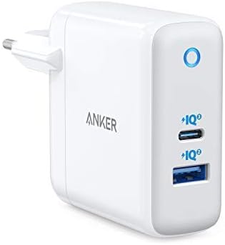 Anker PowerPort+ Atom III Kompaktes 60W PIQ 3.0 & GaN Tech Wandladegerät, Doppel-Port mit PIQ 2.0 US