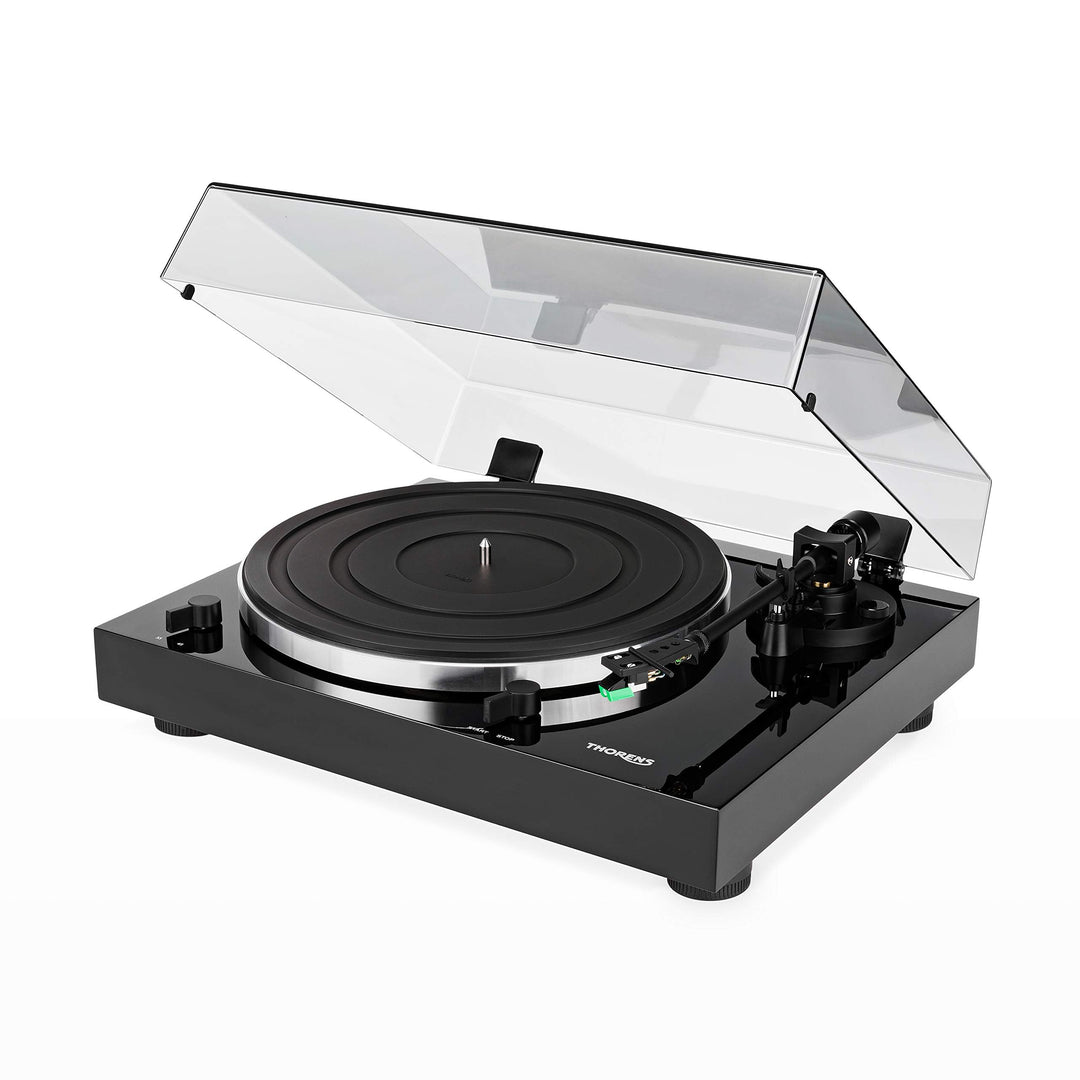 Thorens TD 202 Plattenspieler Hochglanz Schwarz Single, Single