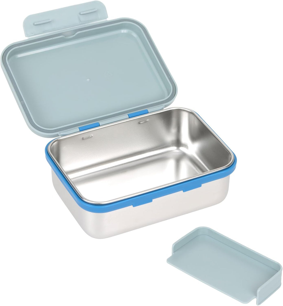 LÄSSIG Kinder Brotdose Edelstahl Lunchbox Frühstücksbox Nachhaltig Kindergarten Schule/Lunchbox Stai