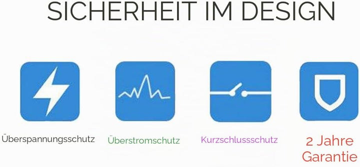 Security-01 2er Pack AC zu DC 12V 1A Netzteil Adapter, Stecker 5,5mm x 2,1mm für CCTV-Kamera LED Str