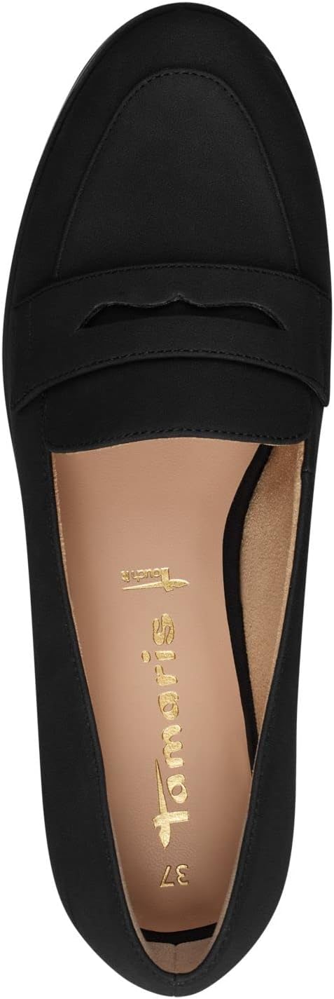 Tamaris Damen Slipper 1-1-24292-20 schmal 37 EU Schwarz, 37 EU Schwarz