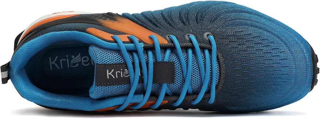 Kricely Traillaufschuhe Herren Laufschuhe Strassenlaufschuhe Sneaker Leicht Wanderschuhe Fitnessschu