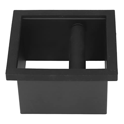 Kaffee-Klopfbox, Edelstahl-Klopf-Satzbox Eingebettete Satzbox Kaffeegeräte Kleiner Kaffeesatzeimer m