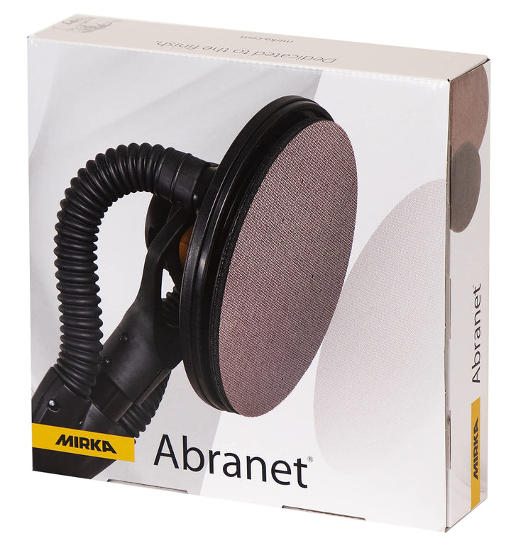 Mirka Abranet Netz-Schleifscheiben Ø 225 mm Klett / Korn P120 / 25 Stk / zum Schleifen von Holz, Spa
