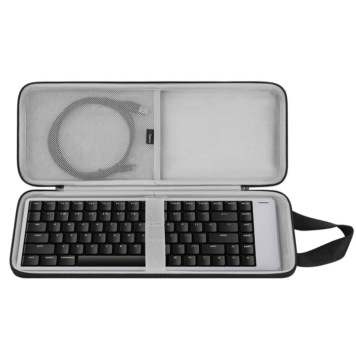 Geekria Schlanke Tastatur-Tragetasche, kompatibel mit LOFREE Flow2 84 Tasten / Flow2 68 Tasten, EVA-