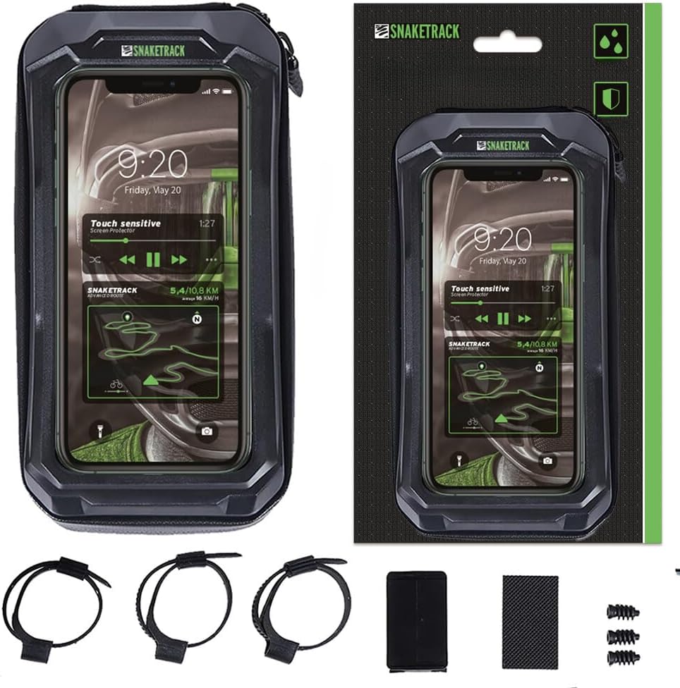 FOREVER Handyhalterung Fahrrad Wasserdicht - Fahrradtasche Rahmen mit Smartphone Fahrrad Handyhalter