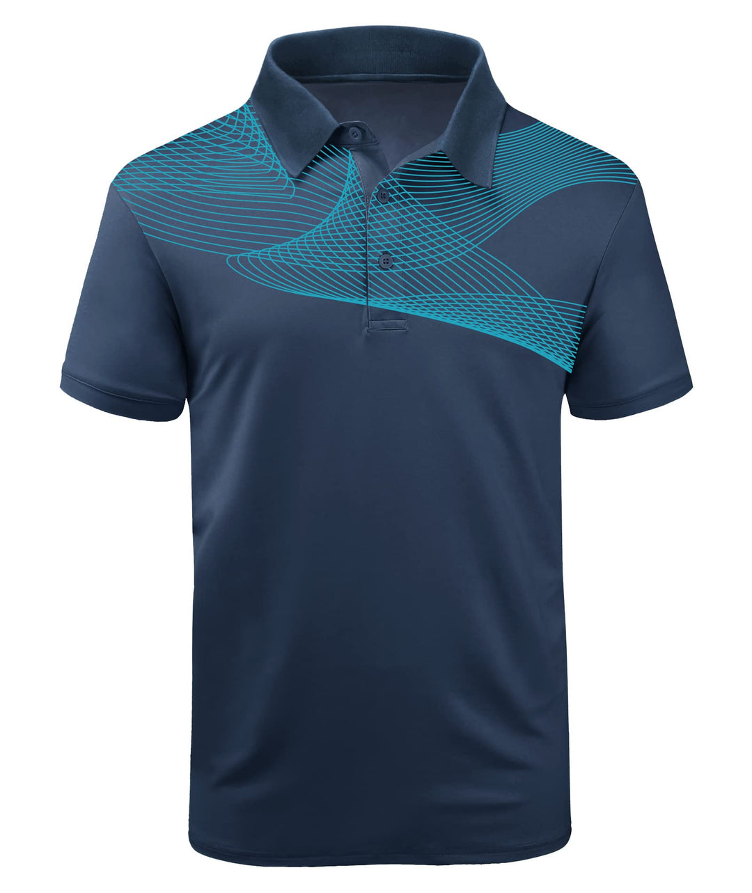 JACKETOWN Poloshirt Herren Kurzarm Polohemd Atmungsaktiv Schnell Trocknend Golf Polo Tshirt Sommer P