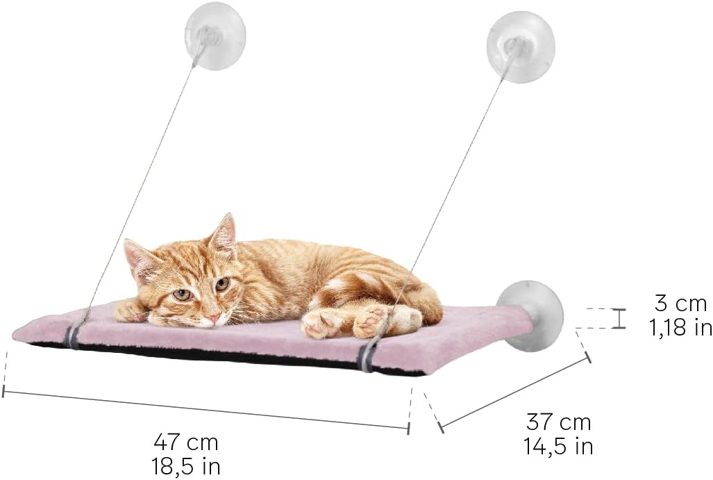 Cat View - Hängematte mit Fenster für Katzen