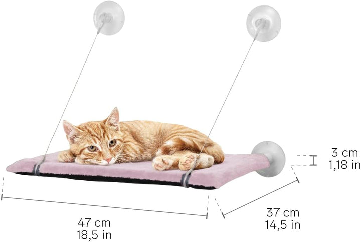 Cat View - Hängematte mit Fenster für Katzen