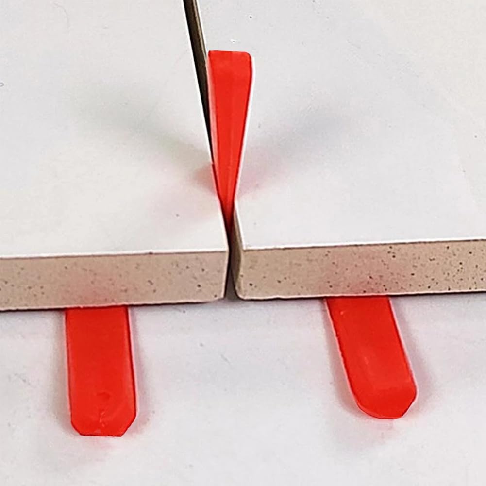 SERENISSIMA Set Abstandshalter für Bodenbeläge, Wandfliesen, Nivellierer, 500 Stück, mehrfarbig, DIY